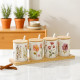 Porcelain Jar Set - 4 Pcs